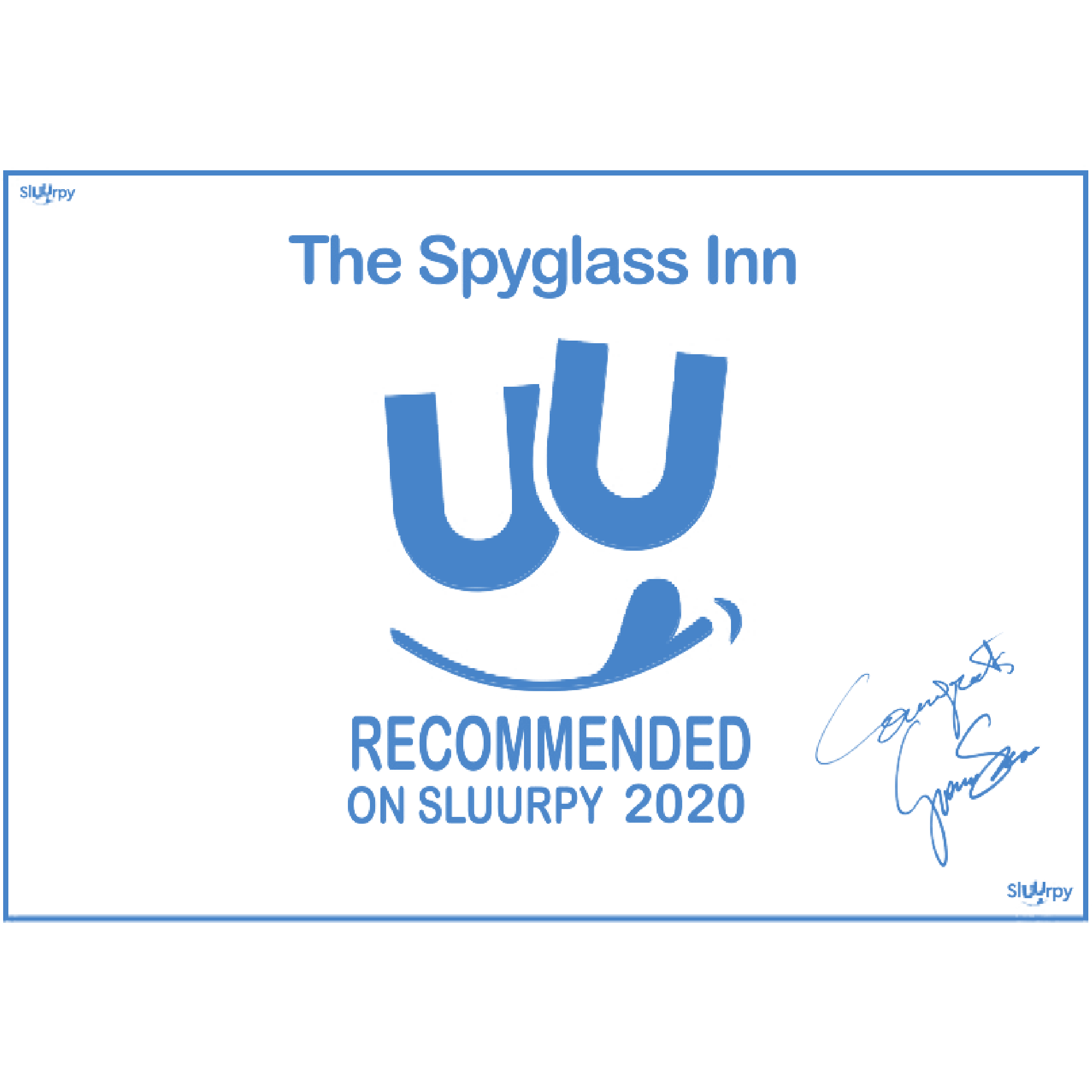 The Spyglass Inn Awards - Sluurpy 2020